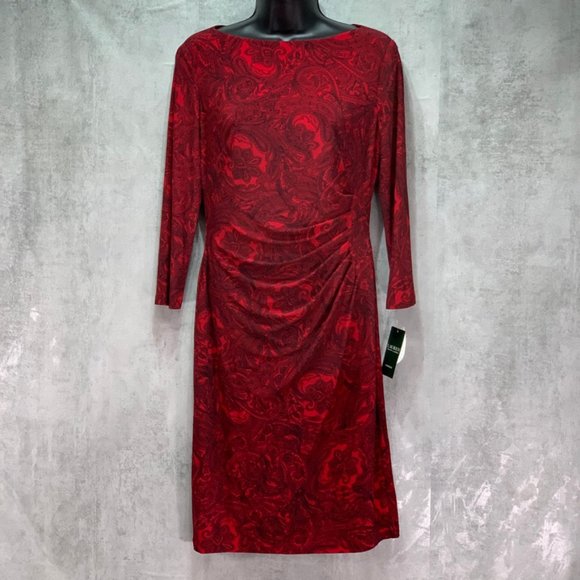 Lauren Ralph Lauren Dresses & Skirts - Lauren Ralph Lauren Parlor Red/Black Paisley Print